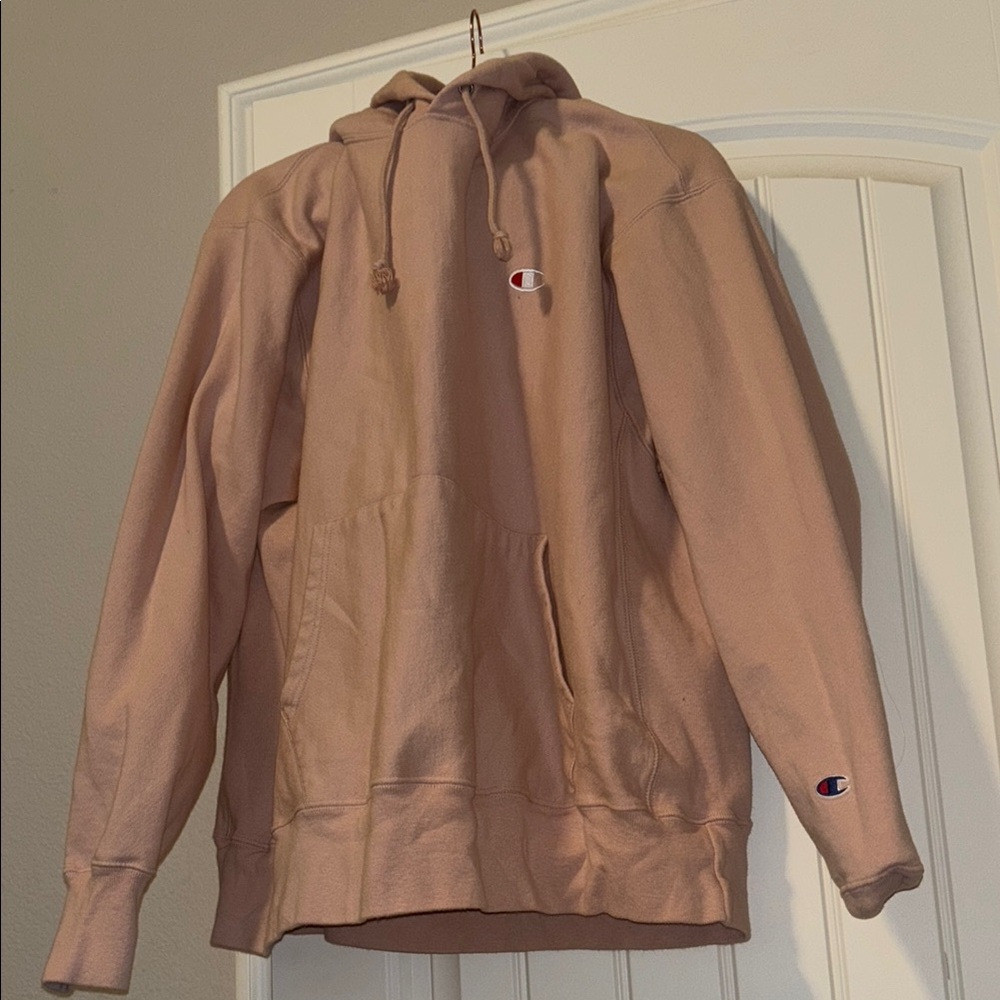 Champion Tan Casual Hooded Jacket Lightweight